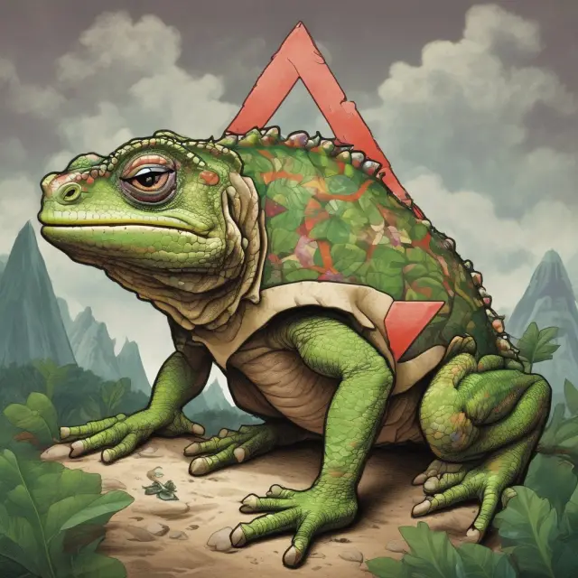 A tax advisor transforms a small frog representing the target company into a giant amphibian, signifying an acquisition through reverse triangular merger.