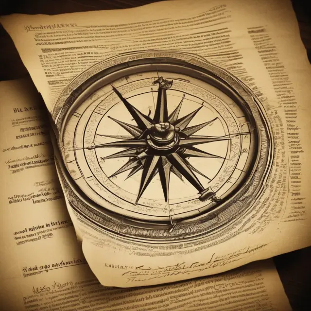 An ancient scroll illustrates the essential concepts of Rule 10b5-1 and its role in insider trading regulations