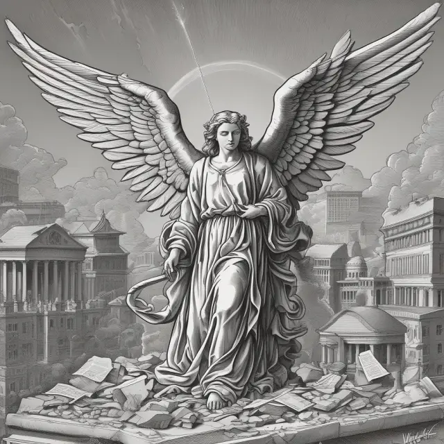 Angel protecting investors, Rule 10b-5 shield against securities fraud on the stock market battlefield