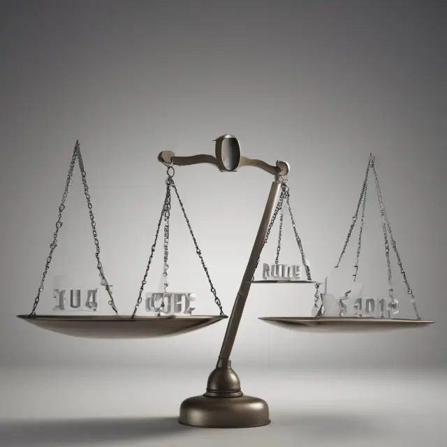 Image of a balanced scale symbolizing transparency in SEC Rule 144 regulations for selling securities.
