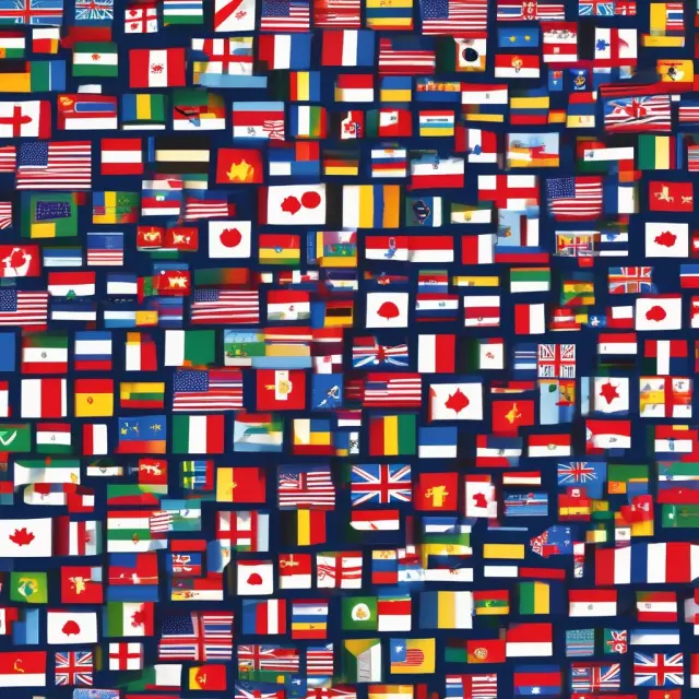 An image of a bustling marketplace where investors from various countries exchange securities under the Rule 144A framework