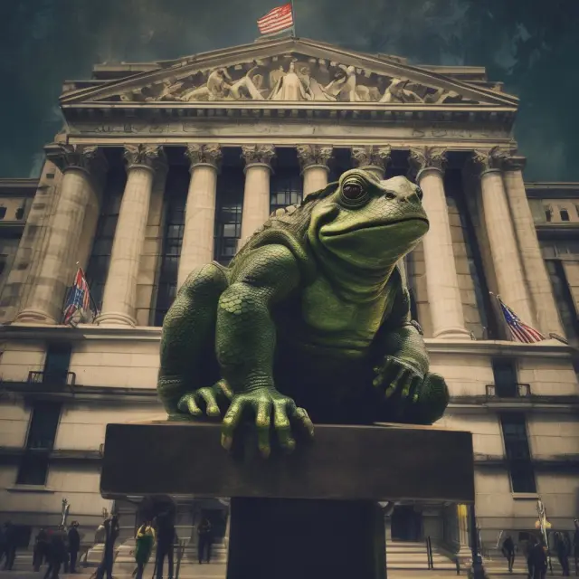 Amphibians as Rule 144A guardians symbolizing the efficient process for selling privately placed securities to qualified institutional buyers.