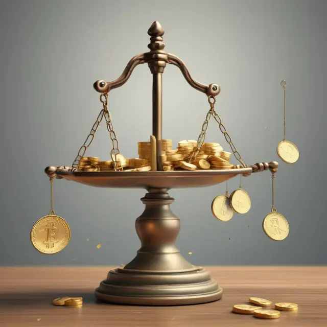 Gold coins representing taxes pouring onto a scale next to an illustration of Social Security benefits, emphasizing how Rule 72(t) may affect your future financial situation.