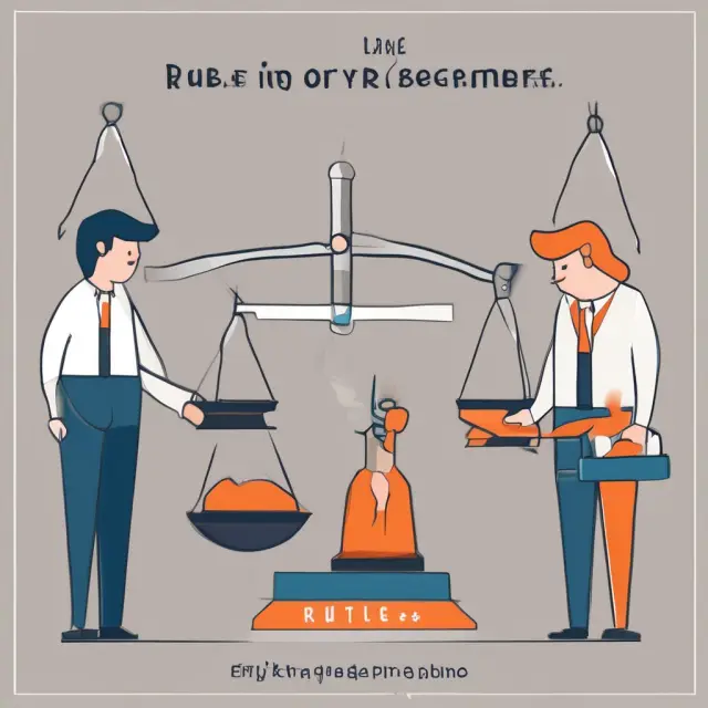 A borrower is shown weighing two scales: one labeled 