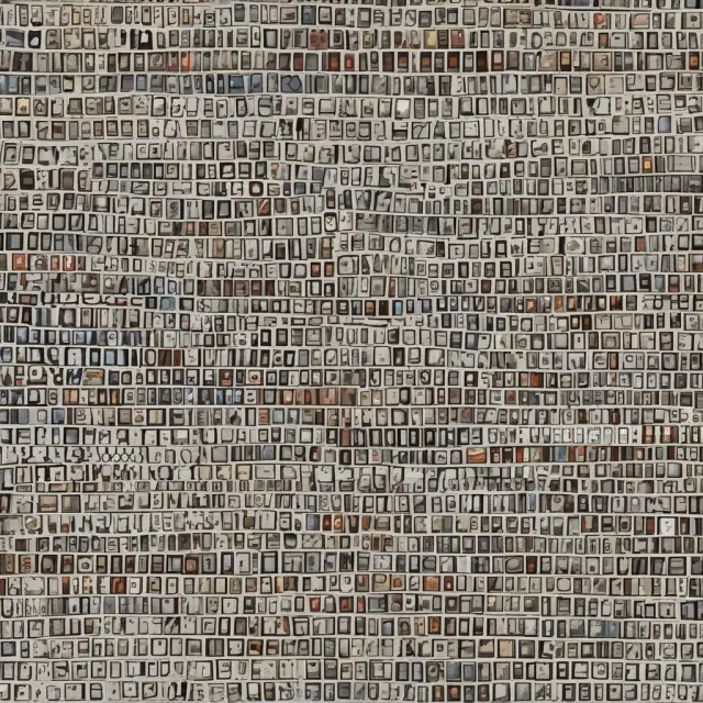 A mosaic of large-cap stocks casting long shadows on underrepresented mid-cap and small-cap stocks within the Russell 3000 Index