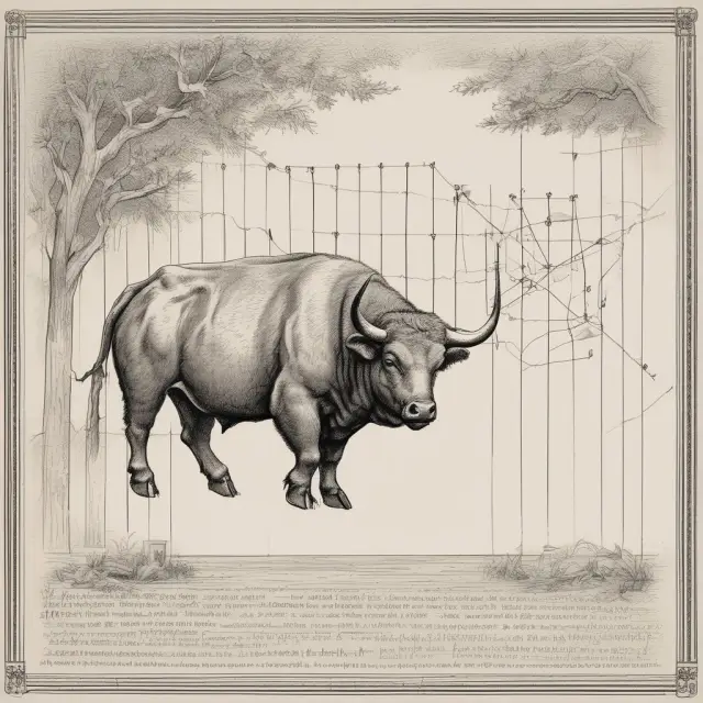 A visualization of seasonal adjustment: A pendulum swinging between bull (high sales) and bear (low sales), with SAARs representing a consistent average line.