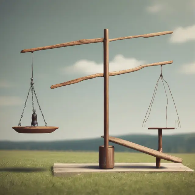 Seesaw representing SAAR and NSA: SAAR eliminates seasonal fluctuations for balanced comparisons