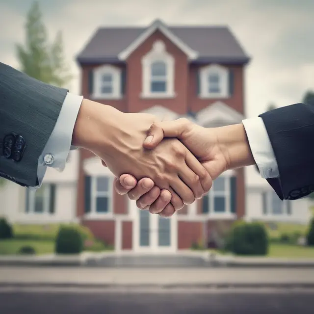 Three hands representing Agreement, Capability, and Availability reaching an accord over a property title.
