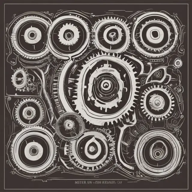 Gears symbolize units produced by a factory, with their connection illustrating the depreciation calculation using this method