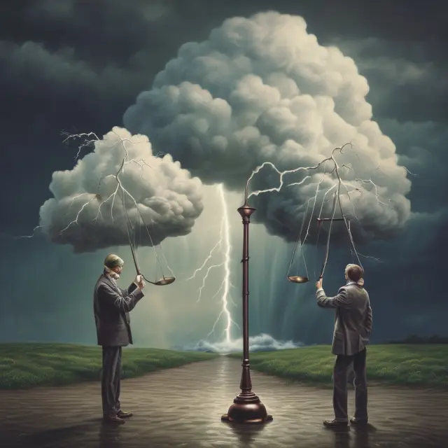 Two economists debating the validity of Say