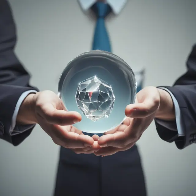 Regulator assessing bank investment portfolios through scenario analysis using a crystal ball