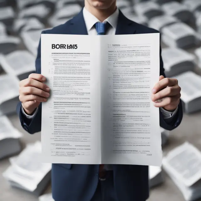 A person submitting Form 13D amidst a crowd of investors, emphasizing disclosure and transparency.
