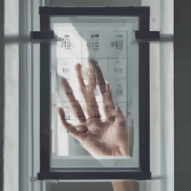 Hand holding Schedule 13D forms in front of a clear window, representing investor disclosure and transparency