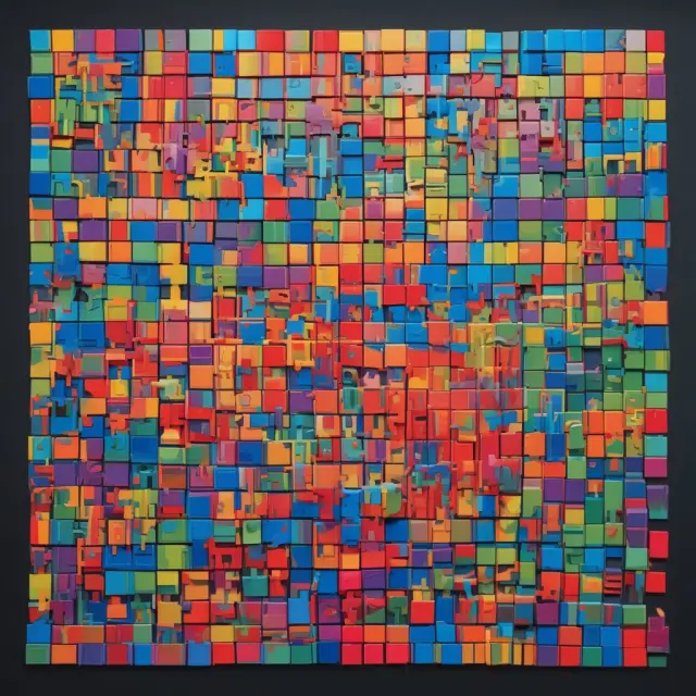 Image: A mosaic of interlocking puzzle pieces depicting shares; a balance scale revealing percentage ownership in the issuer, emphasizing transparency and informed decisions.