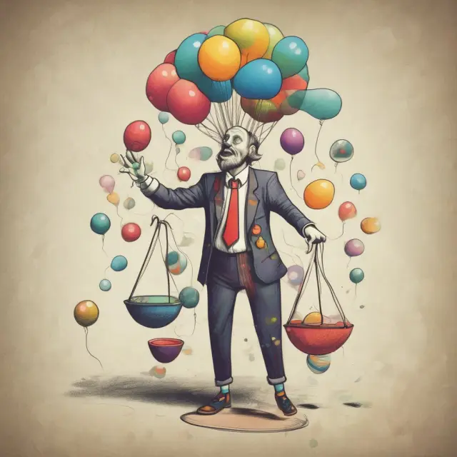 A juggler struggles to balance state-and-local tax limitations, potential audit risks, and IRS regulations. (Tax, Audit, Filing Schedule A)