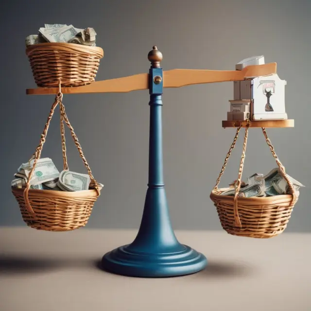 Scale weighing Standard Deduction versus Itemized Deductions on Schedule A for taxpayers.