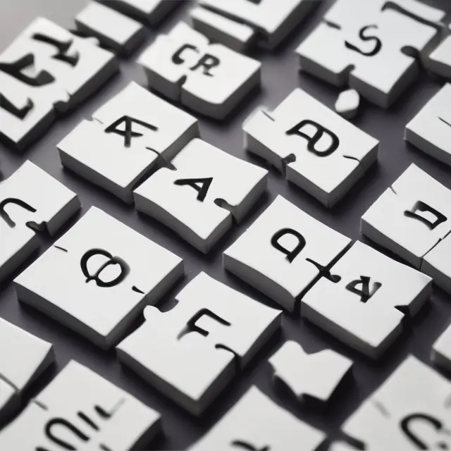 A collection of question marks and answer bubbles on a puzzle board representing frequently asked questions related to Schedule A
