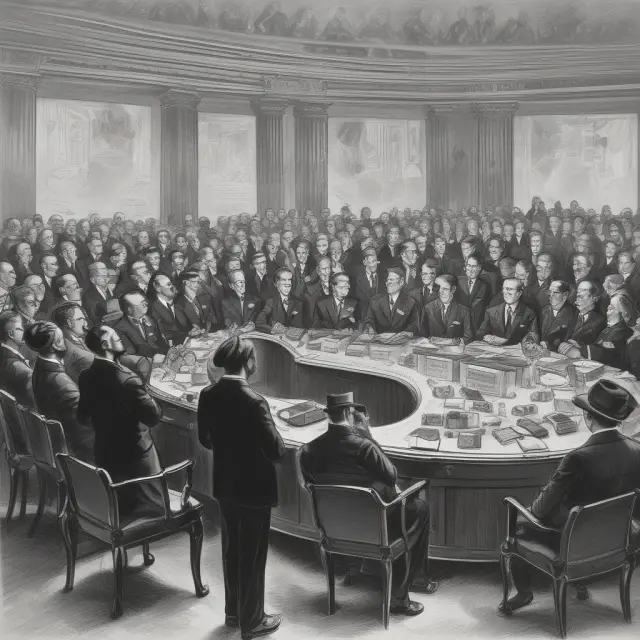 Visualization of the Securities Exchange Act of 1934 acting as a guiding beacon, symbolizing investor protection and market transparency.