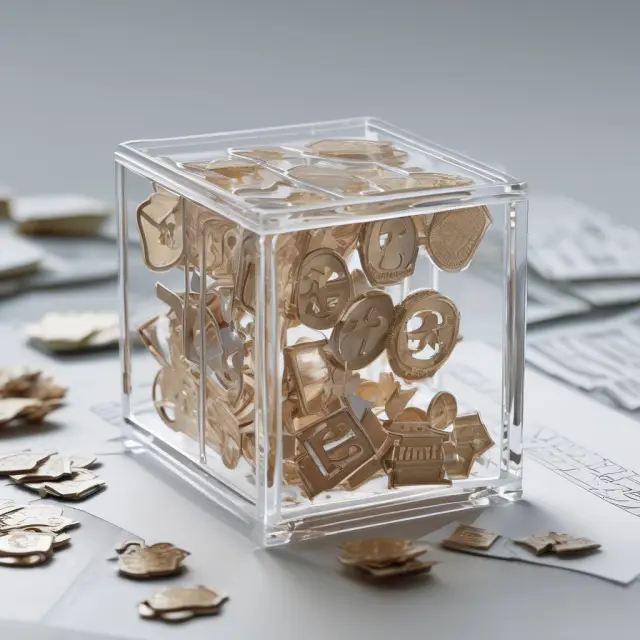 Transparent puzzle box with Form S-1 labels, representing the revealing of essential company information during securities offerings