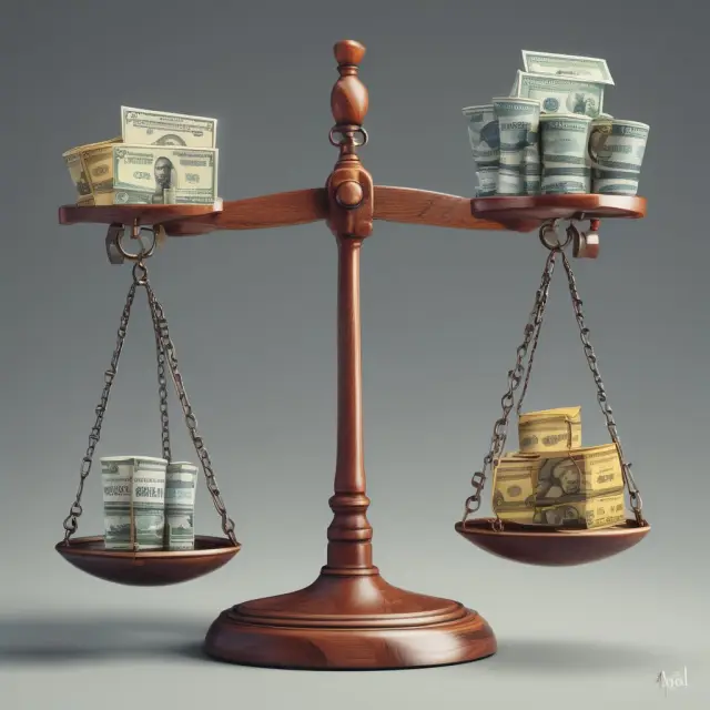 An image of scales representing self-employment income, with social security tax as a portion of the total weight. Keywords: SECA, Social Security, Self-Employment Income, Tax Rates, Limits