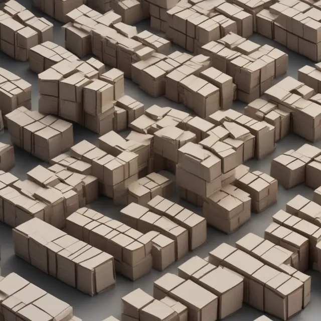 An image of raw materials being transformed into various finished goods in a factory setting, illustrating the secondary sector