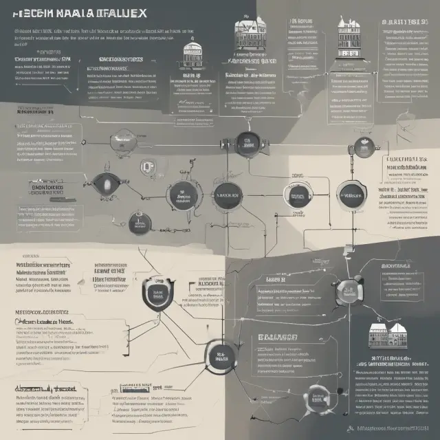 A dynamic timeline filled with milestones signifying crucial amendments to the Securities Act of 1933, showcasing its evolution over time and adaptation to changing financial markets.