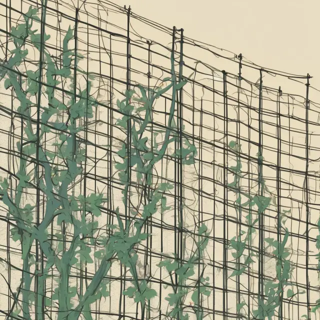 A trellis adorned with entwining bonds representing various types of debt securities