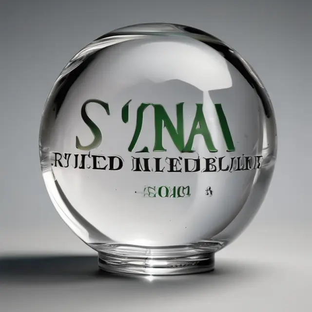 An illuminated crystal ball displaying the annualized rate of return for bond funds using the SEC yield calculation