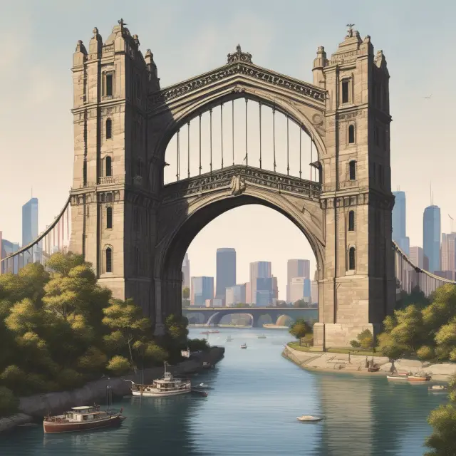 Image of a bridge connecting two towers: one displaying a current distribution yield, the other showcasing a historical distribution yield. The arch of the bridge represents the SEC yield.