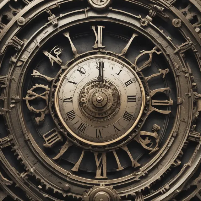 An intricate clock made from SEDOL codes, representing the historical development and adaptation of this vital financial identifier.