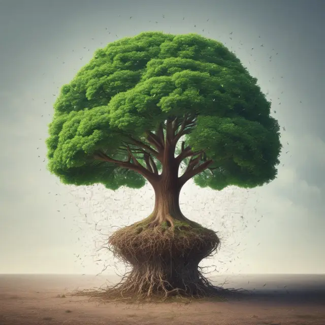 Seed capital represented as rain watering a young startup tree, symbolizing growth and development