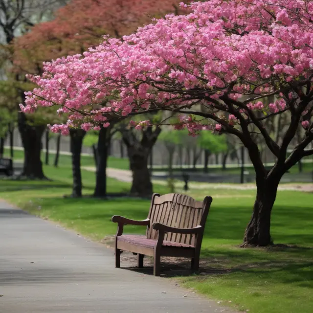 Image of autumn leaves falling and spring flowers blooming, symbolizing the cyclical nature of stock market performance in relation to the 