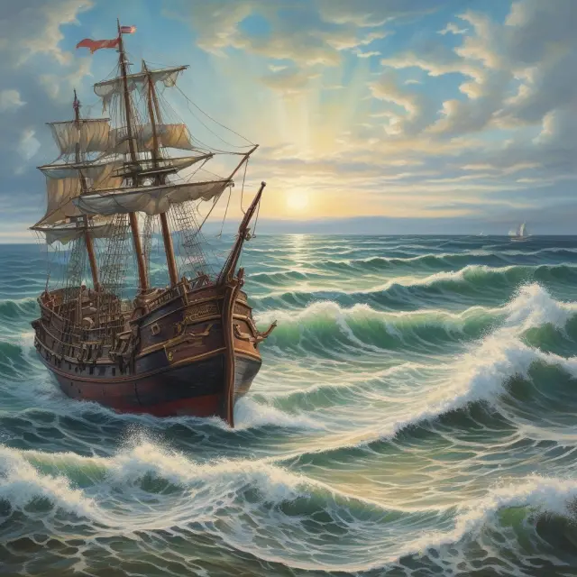 A sailor maneuvering a boat amongst various investment vehicles: senior bank loans in mutual funds, ETFs, and direct investments