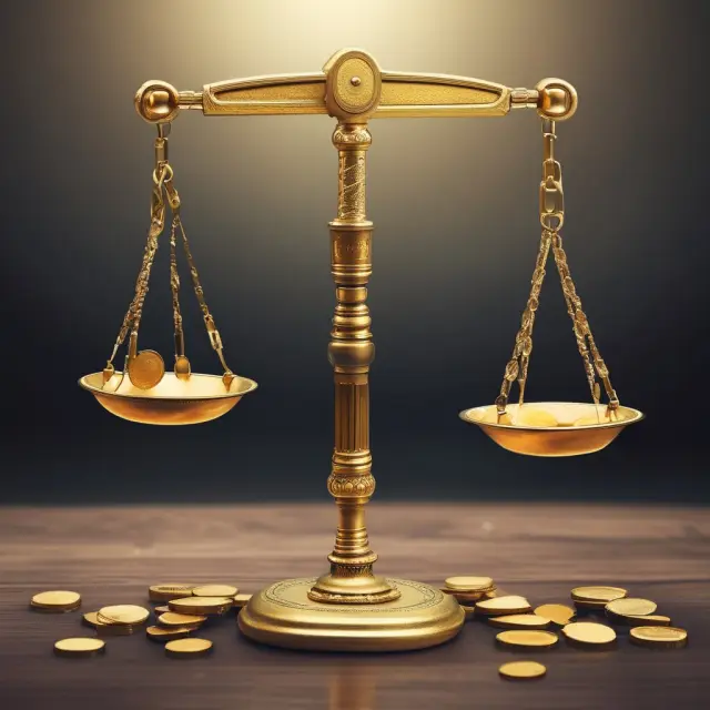 Golden scale weighing employee compensation against SEP contribution limits