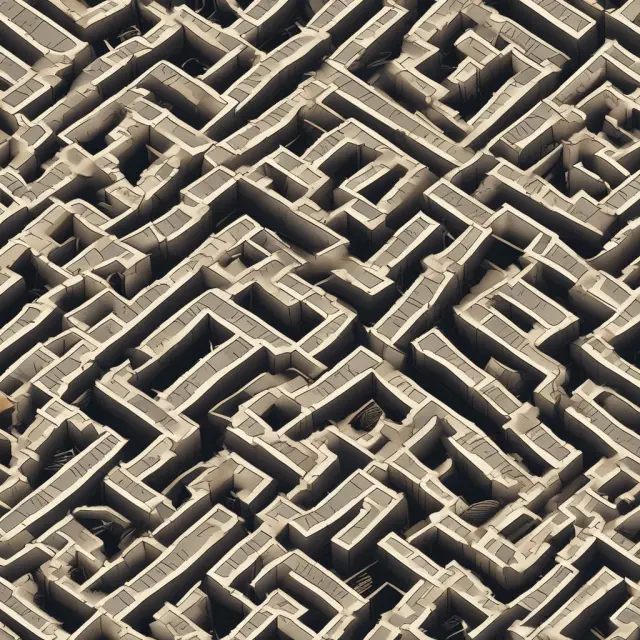 A complex labyrinth illustrating record keeping and reporting requirements for administering a Simplified Employee Pension (SEP) IRA