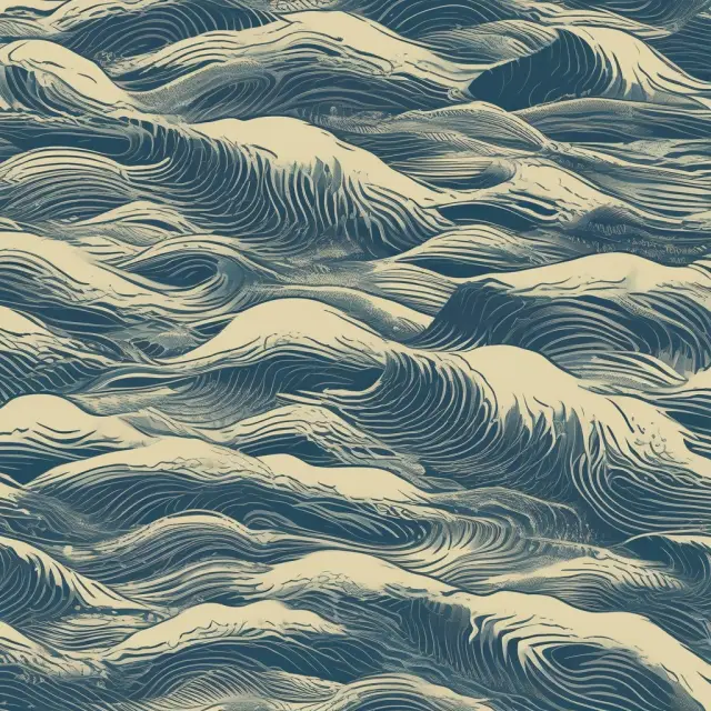 An image of autocorrelated ripples spreading in a tranquil pond, symbolizing the influence of serial correlation on future market movements