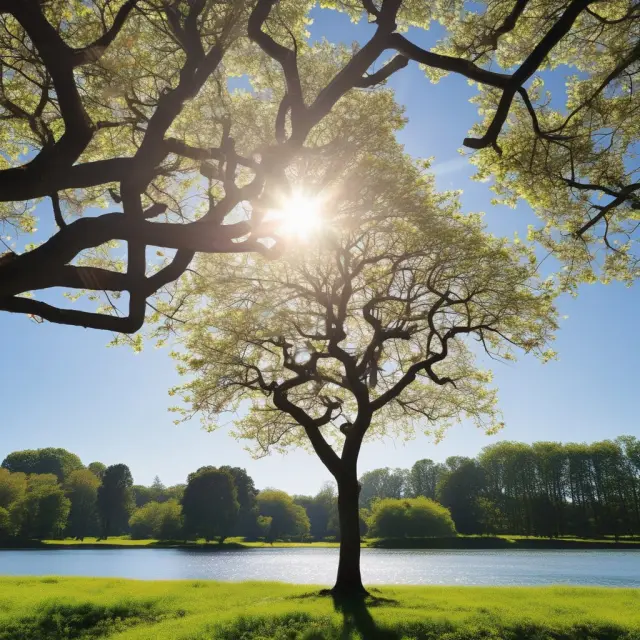 A tree symbolizing company growth, with branches representing early funding rounds (A, C, and D) culminating in a blooming Series B financing round