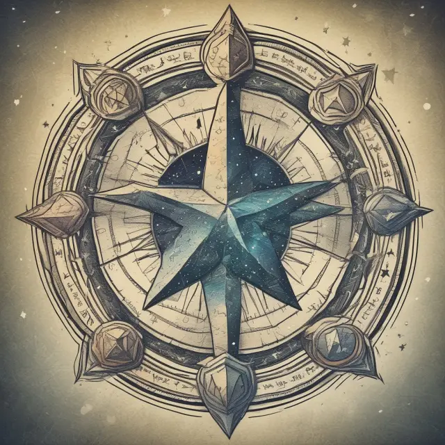 A constellation of seven stars symbolizing diverse careers: stockbroker, investment banking, portfolio manager, registered representative, trader, compliance officer, and wealth management.