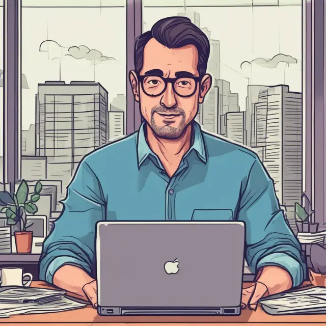 A tech company CTO, holding a scale, contemplates SERP benefits and risks, including tax deferrals and creditor protection concerns
