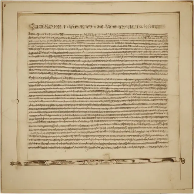 An ancient scroll unraveling, symbolizing the legal requirements for employers to provide severance pay