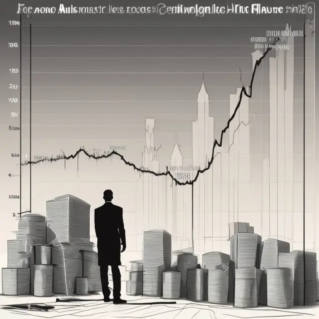 A scene where shadows of intangible assets emerge over the graphs representing market capitalization and net present value, symbolizing their presence in valuation methods.