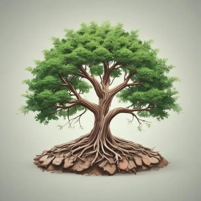 A growing tree with branches representing increased spending and loyalty from existing customers