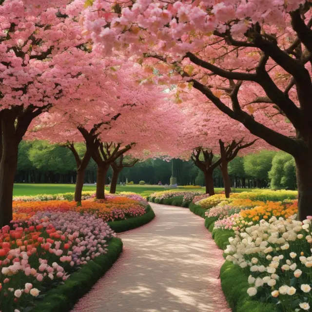 Garden of mutual fund classes: A blooming tree for C share class with gold coins illustrating long-term savings growth despite annual fees.