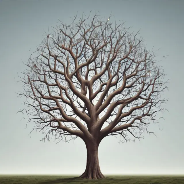 An image of a tree whose branches represent diverse shareholders, symbolizing capital investment and control through voting rights in a growing corporation