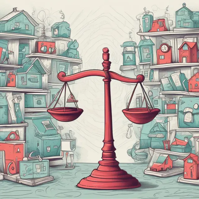 Scales symbolizing regulatory uncertainty and consumer protection balanced atop a digital globe representing the sharing economy