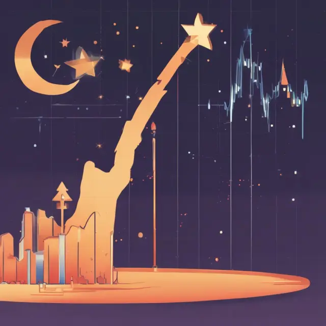 A shooting star candlestick emerges in an uptrend, featuring a long upper shadow and minimal lower shadow, indicating potential reversal