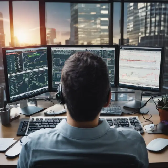 An institutional investor examines real-time market data on a screen, with an option calculator open in the background and a trading platform minimized, symbolizing effective short put management.