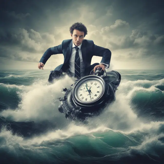 A risk manager carefully monitoring market conditions while implementing stop-loss orders and diversification strategies for a short position.