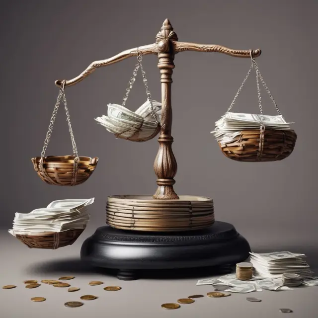 Image of a balance scale weighing a basket of Certificates of Deposit (CDs), money market accounts, and Treasuries.
