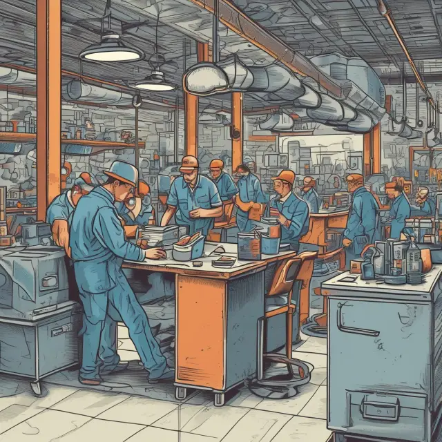 A maze with intertwined paths representing industries and businesses navigating short-term economic constraints.